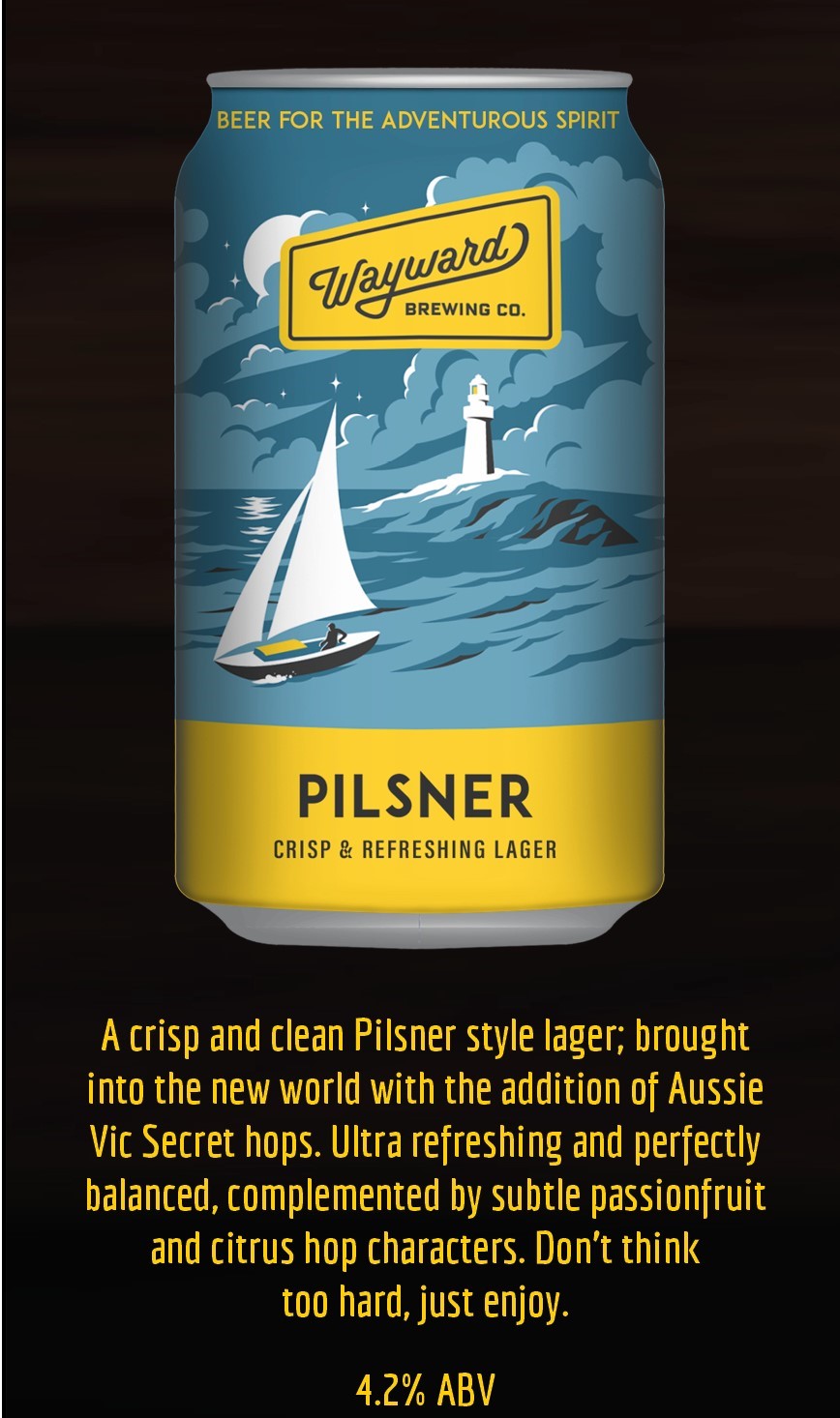 Wayward Brewing Co Pilsner